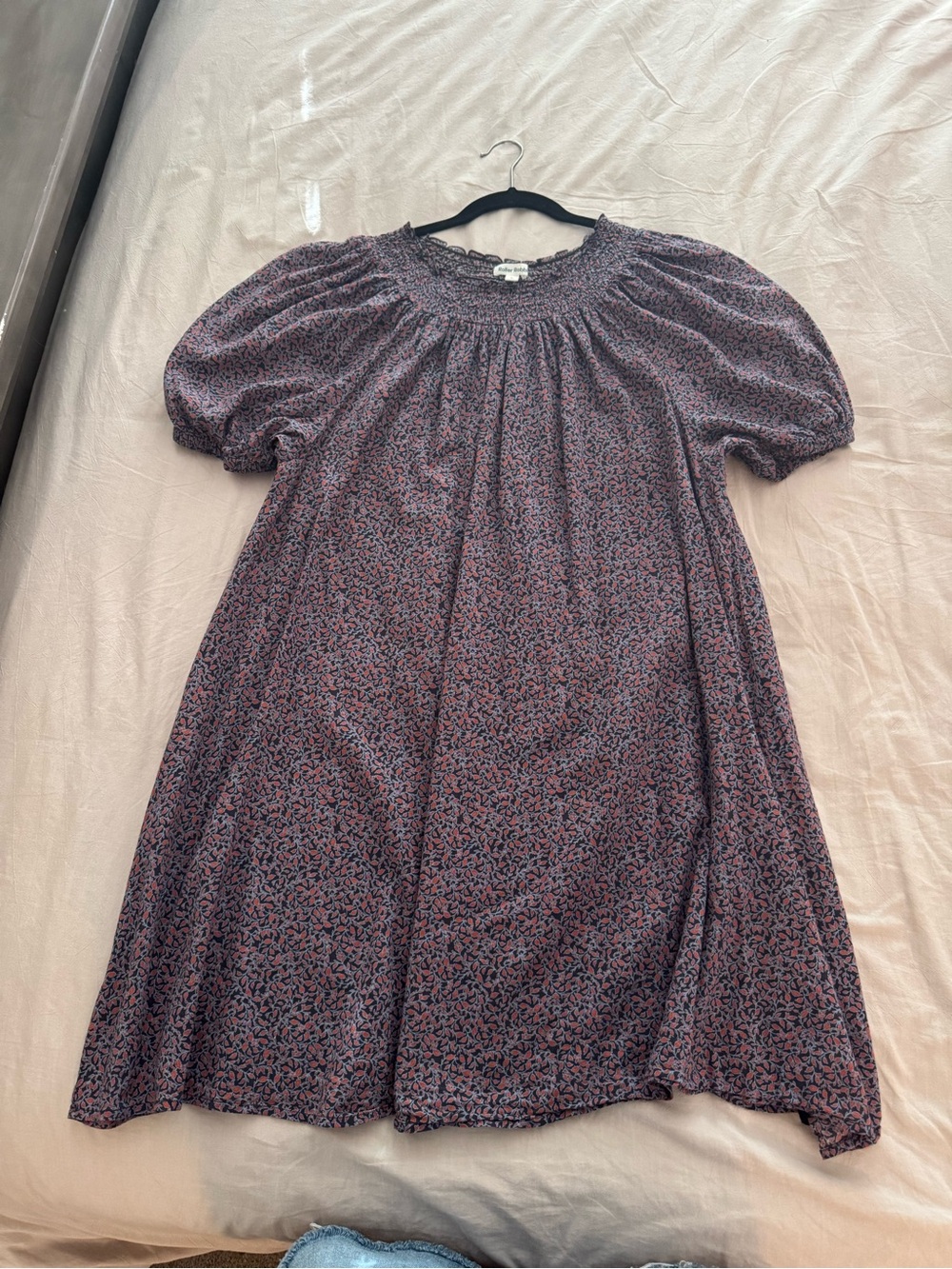 Roller Rabbit Purple Floral Mini Dress